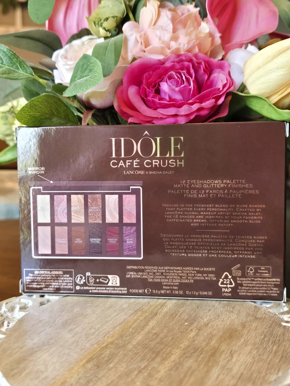 LANCOME Idôle Café Crush Eyeshadow Palette in Perfect Condition